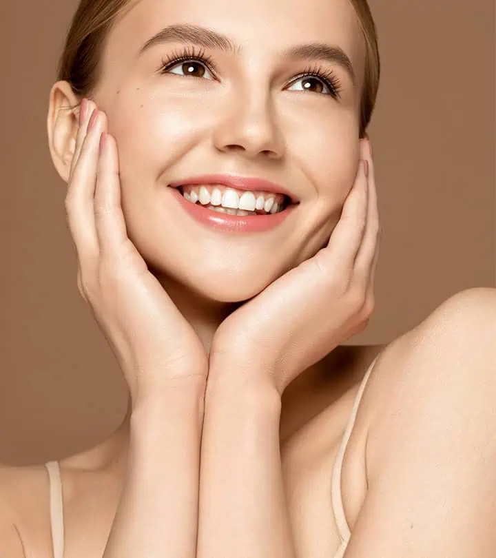 Lady with perfect skin tone after dermal fillers treatment in frederick, MD